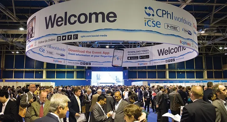 The CPHI pharmaceutical industry exhibition.
